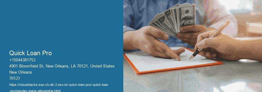 Payday loans alexandria